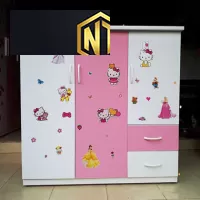 TỦ TRẺ EM CÔNG CHÚA ĐƠN GIẢN CHO BÉ GÁI